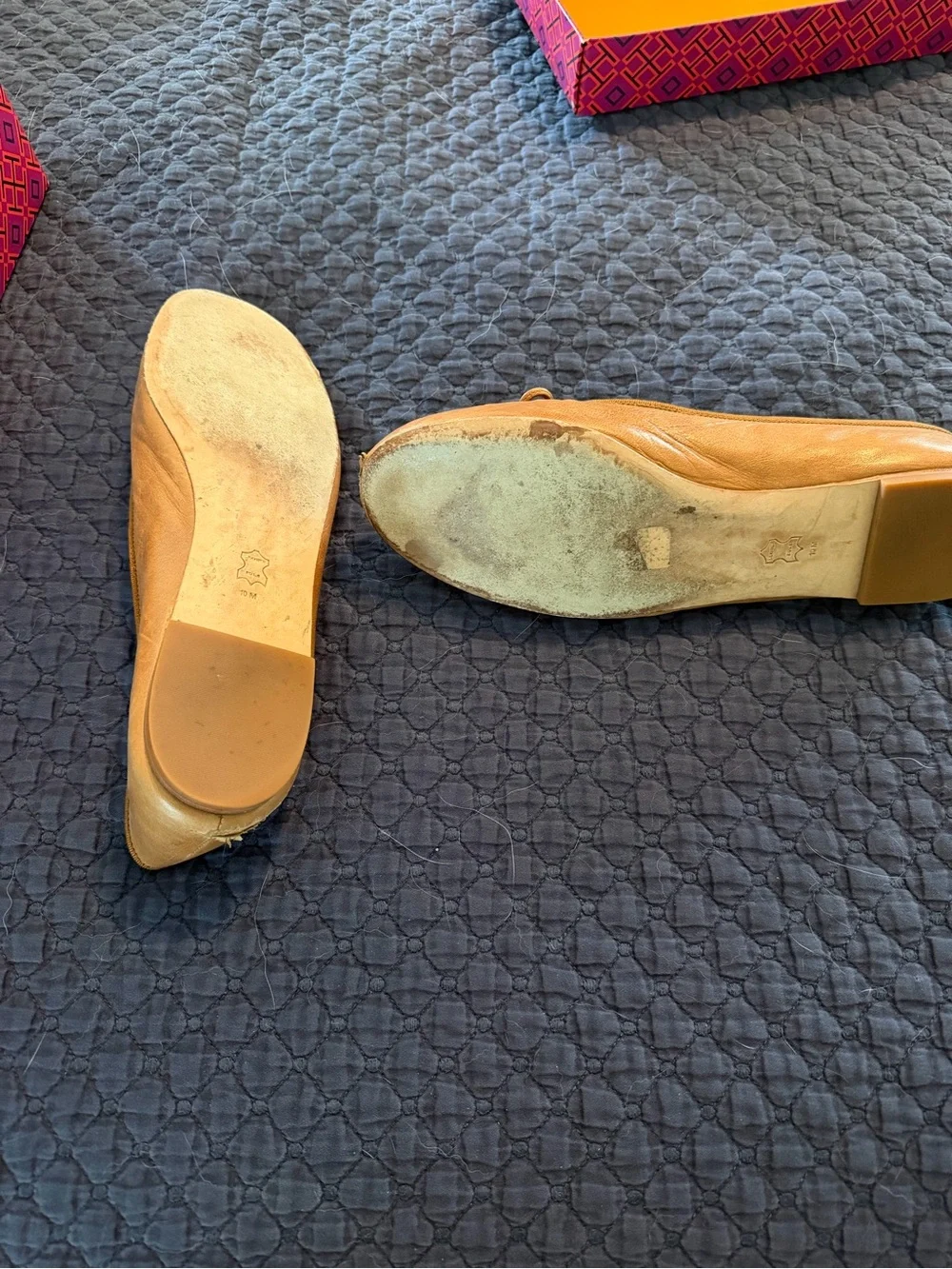 Tory Burch smooth cognac